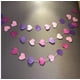 thumbnail image 1 of Nvzi Paquete de 2 guirnaldas de estrellas con purpurina de 13 pies, decoración de banderines colgantes brillantes, bodas, cumpleaños, festivales, fiestas, decoraciones, corazón, 1 of 4