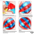 thumbnail image 3 of KatchOn Big, Red and Blue Carnival Balloons - Pack of 6, Circus Decorations | 22 Inch 360 Degree 4D Red Blue Balloons | Birthday, Carnival, Circus Theme Party Decoration | 4th of July Decorations, 3 of 4