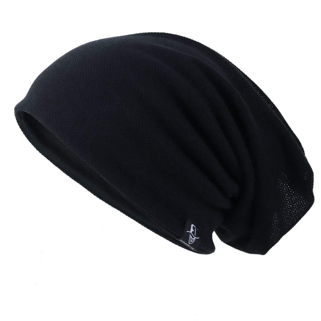 Gorro holgado Ruphedy B301 Summer Thin Hollow negro