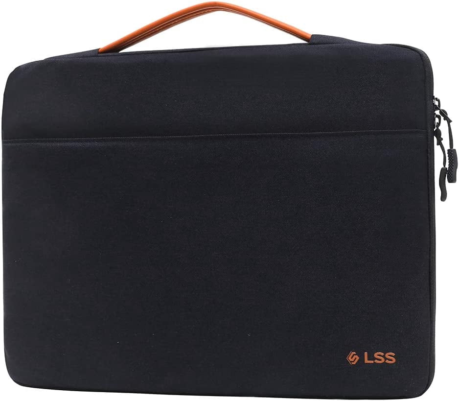 LSS Protective Laptop Sleeve Case with PU Leather Handle for Men/Women
