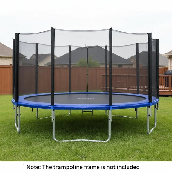 YYAo Replacement Trampoline Safety Net Enclosure, 15/16 Feet Trampoline Replacement Safety Net-16 ft