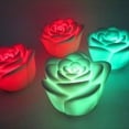 thumbnail image 3 of Fairnull Waterproof Floating Rose Flower Color Changing LED Night Light Home Party Decor, 3 of 7