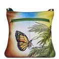 thumbnail image 2 of Sishka Womens Hand Painted Butterfly Shoulder & Crossbody Bag – Stylish Leather Bag for Work, Travel & Daily Use, 2 of 6