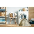 thumbnail image 2 of Ahgly Company Machine Washable Indoor Rectangle Abstract Vanilla Gold Area Rugs, 8' x 10', 2 of 7