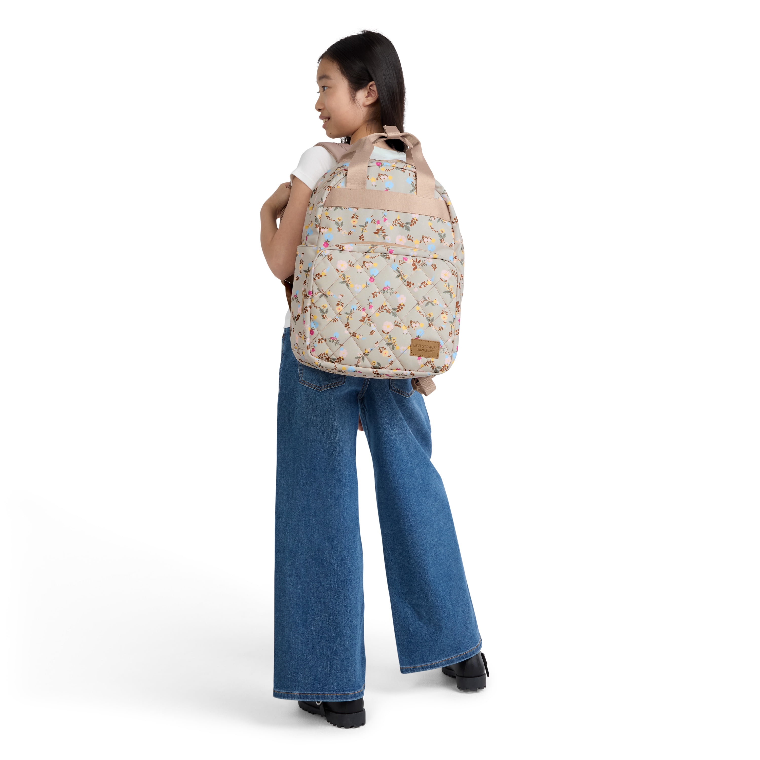 Levi Strauss Signature 17" Women's Fashion Backpack, Floral
