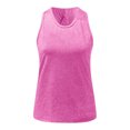 thumbnail image 3 of New Women Solid Slim Vest Top Women Racerbacks Workout Yoga Tank Tops Sleeveless Women Activewear Tops, 3 of 7