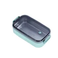 thumbnail image 1 of Bento Box Japanese Style Portable Outdoor Stainless Steel Plastic Thermal Lunch Box for Kids with Compartment Food Boxs green stainless 2, 1 of 6