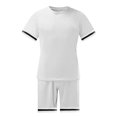 thumbnail image 5 of Short Sets for Men Short Sleeve Crewneck T Shirt and Bermuda Shorts 2 Piece Matching Set Mens Summer Outfits, 5 of 6