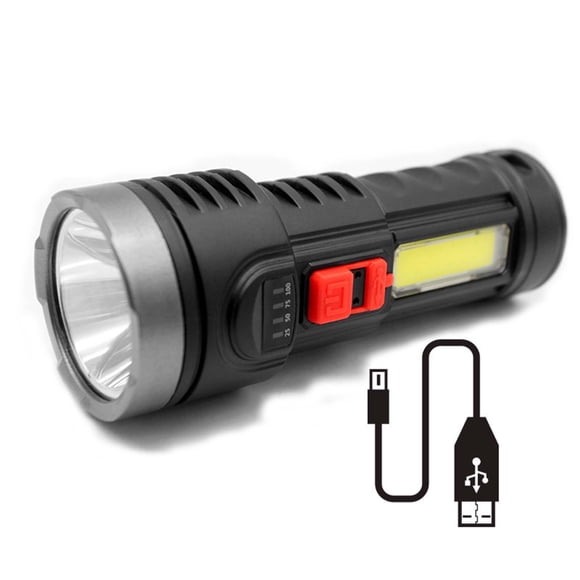 Flashlights for Emergencies,Battery Led Lights Led Special Forces Flashlight Usb Charging Long-Range Floodlight Mini Flashlight Portable Multi-Purpose Household Emergency Light