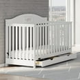 Graco Story 5in1 Convertible Baby Crib with Drawer, White