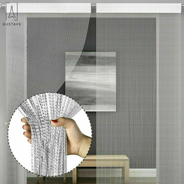 GustaveDesign 3.28FT * 6.56FT Door String Curtain Wall Panel Fringe