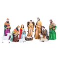thumbnail image 2 of Juego de figuras de la Natividad de Navidad, estatua de resina de Jesús para encimera de la Sagrada Familia, pesebre de Jesús para chimenea, fiesta,, 2 of 9