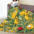 thumbnail image 3 of Lsque Pikmin Pattern Fuzzy Fleece Throw Blanket Extra Large,Super Soft,Fluffy and Warm Blankets for Couch,Bed,All Season Use (60"x50"), 3 of 7