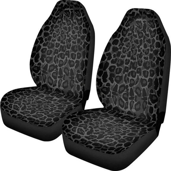 Blue Print Car Seat Covers for Men WomenComfortable Cheetah Bucket Front Seats Protectors Universal 2 Piece