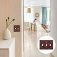 thumbnail image 7 of Yayeee Toggle Light Switch Wall Plate 2-Gang 4.56"x4.48" Decorative Outlet Cover, Circular Gold Pattern, 7 of 7