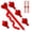 Rouge 2, variante sur Fiudx Support Mural pour Boyau d'Arrosage / Rangement et Support pour Boyau / Utilisation Extérieure pour la Gestion des Outils de Jardin, de Pelouse et de Patio