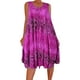 thumbnail image 1 of Guardurnaity Vestido Chaleco Estampado Camiseta Vestido Corto Vestido Estampado Sin Mangas Mujer Ropa De Verano Vestidos Púrpura 3XL, 1 of 5