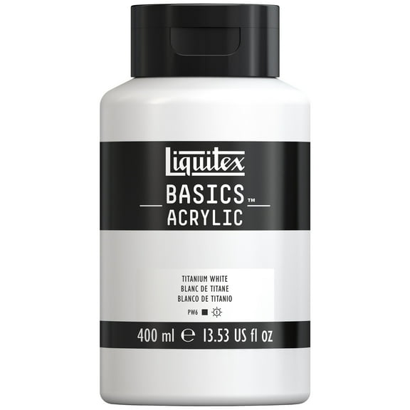 Liquitex BASICS Acrylic Color Paint, 400ml, Titanium White