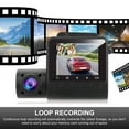 thumbnail image 6 of Dual Dash Cam, TSV 1080P Car Driving Recorder Camera with Night Vision Parking Mode, Motion Detection, G-Sensor - Black, 6 of 10