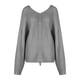 thumbnail image 3 of Puntoco Suéter Moda para Mujer Suéter de Manga Larga Suelto Cuello en V Suéter de Punto Liquidación de Navidad Puntoco Puntoco-1197, 3 of 4