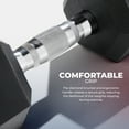thumbnail image 5 of Sunny Health & Fitness Core Fit Hex Style Dumbbells 40-Pound (Single) - SF-DB03-40, 5 of 5