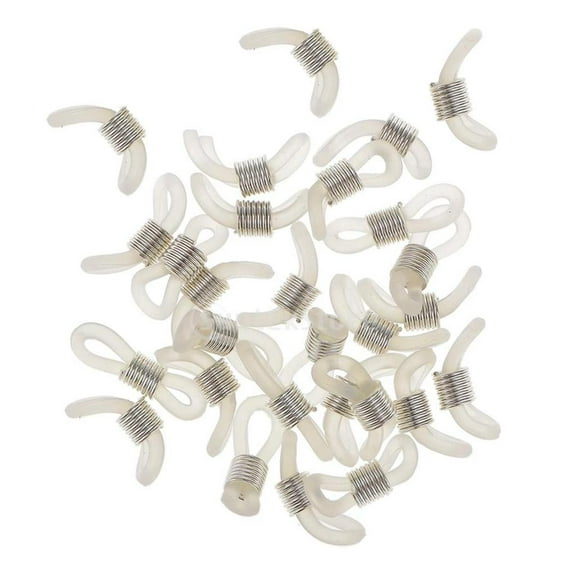 25 Eye Glasses Spectacle Chain Strap Holder Rubber Loop Ends 20mm
