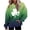 Green, variant on WREESH Womens Hoodies St. Patrick's Day Sweatshirt Shamrocks Printed Pullover Gradient Long Sleeve Tops Loose Hooded Sweatshirts Black