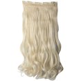 thumbnail image 3 of SAYFUT 24"-29" Curly Clip in Synthetic Hair Extensions, Style T5C-C, 3/4 Full Head One Piece 5 Clips, 3 of 5