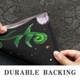 thumbnail image 6 of Colorful Mushroom Leaf Black Pattern Door Rugs,Washable Non Slip Door Mats Indoor,Decorative Door Mats,Entry Mat Indoor for Entrance,Bedroom,Kitchen,Bathroom,16"x47", 6 of 6