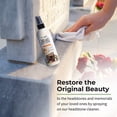 thumbnail image 3 of Tombstone cleaner, for graves and monuments, tombstone cleaning solution removes dirt and plant growth, restores the natural shine of granite, marble, slate, concrete, limestone, and stone, 8 ounces, 3 of 4