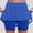 B_ Blue, variant on Olyvenn Women's High Waisted Tennis Skirt Skort Striped Built-in Shorts Athletic Golf Green XXL