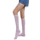 thumbnail image 5 of Qarigey Calcetines a rayas hasta el muslo, calcetín, botas, Día de San Valentín, accesorios de mujer para diario, fiesta de Halloween, rayas raya blanca rosa 2Conjunto, 5 of 6