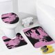 thumbnail image 4 of Lil Peep-theme 4-Piece Shower Curtain Set with Rugs, Waterproof Bathroom Decor Set Includes Bath Mat, U-Shaped Rug, Toilet Lid Cover and Curtain with Hooks, 4 of 6