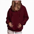 thumbnail image 3 of Towmus Hoodies for Women Plus Size Sweatshirts Casual Sweaters Tops Fleece Cute Workout Sweatshirt Fall Fashion Outfits 2025, 3 of 6