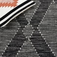 thumbnail image 6 of SAFAVIEH Kilim Angel Diamond Polyester Runner Rug, Black/Ivory, 2'3" x 9', 6 of 8