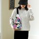 thumbnail image 5 of Bolso bandolera para mujer Bolso de pecho a la moda Bolso de cintura en el pecho Bolsillo (Jungle Block), 5 of 8