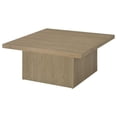 thumbnail image 4 of Pemberly Row Square Coffee Table in Engineered Wood Latte Finish, 4 of 8