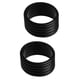 thumbnail image 2 of Eigraketly Anillo de mango de raqueta de tenis de silicona, 2 piezas, banda de raqueta elástica reutilizable portátil, sobregrip deportivo para ejercicio Tenis Negro Eigraketly OD003491-02, 2 of 6