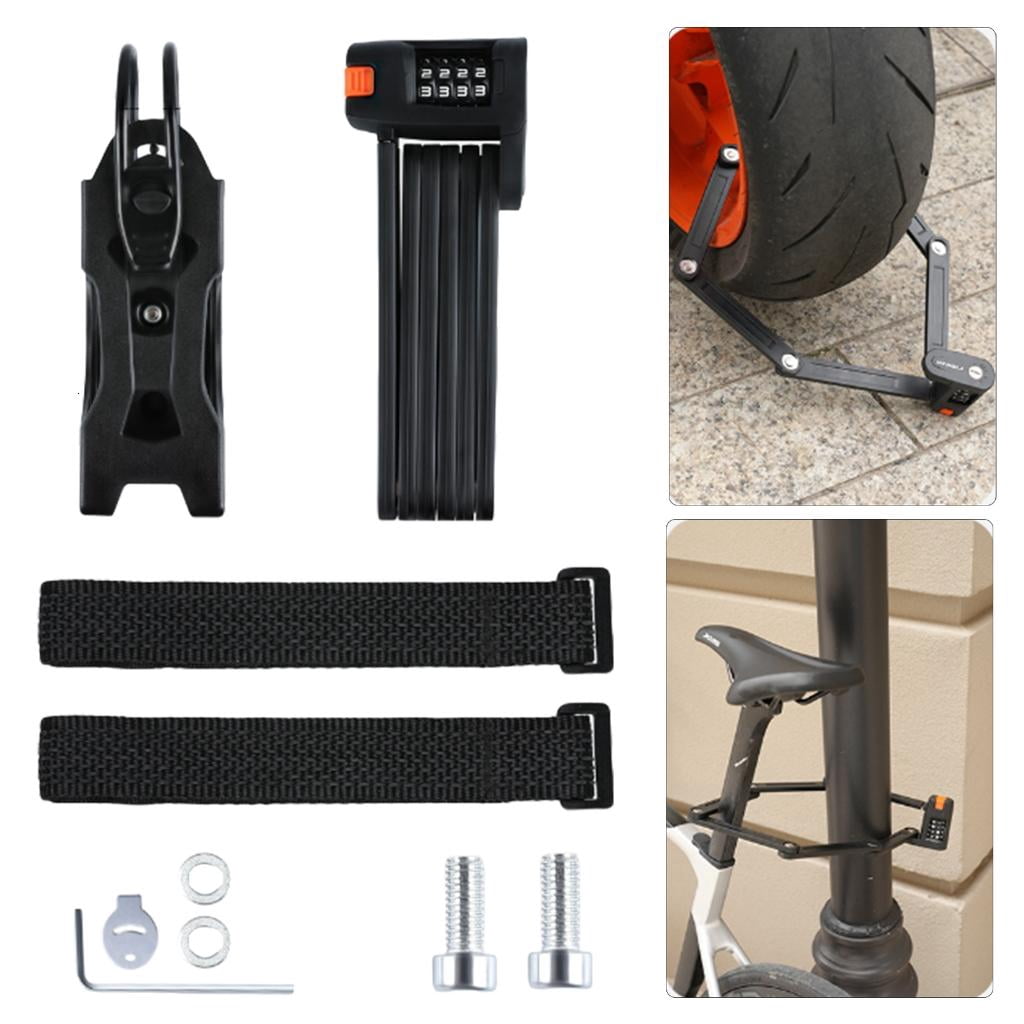CEORPER Portables Waterproofed Bike Folded Lock Heavy Type Security Combination Lock