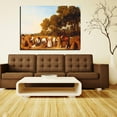 thumbnail image 3 of George Stubbs Paintings Sporting Art Print Reapers Canvas Art Framed Wall Art, 3 of 7