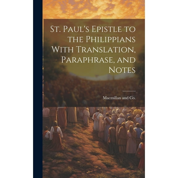 St. Paul's Epistle to the Philippians With Translation, Paraphrase, and Notes, (Hardcover)