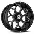 thumbnail image 2 of 20x10 XF Off-Road XF-233 Gloss Black & Milled Wheel 6x135/6x5.5 (-12mm), 2 of 2