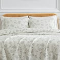 thumbnail image 6 of Southshore Fine Living, Inc. Oversized Twin Quilt Bedding Set, 2-Piece Twin XL/Twin Quilt Set with Matching Pillow Sham, Sweet Flowers Floral Quilt Coverlet Set for Twin and Twin XL Beds, Grey, 6 of 9