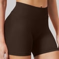thumbnail image 3 of Pantalones cortos sin costuras para mujer que realzan el trasero: pantalones cortos de yoga de cintura alta para el gimnasio, tejido elástico en 4 direcciones, cintura cónica para hacer ejercicio, 3 of 5
