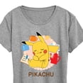 thumbnail image 3 of Pokémon - Sleeping Pikachu - Women's Short Sleeve Graphic T- Shirt, 3 of 5