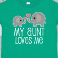 thumbnail image 4 of Inktastic My Aunt Loves Me Niece Nephew Elephant Boys or Girls Toddler T-Shirt, 4 of 5