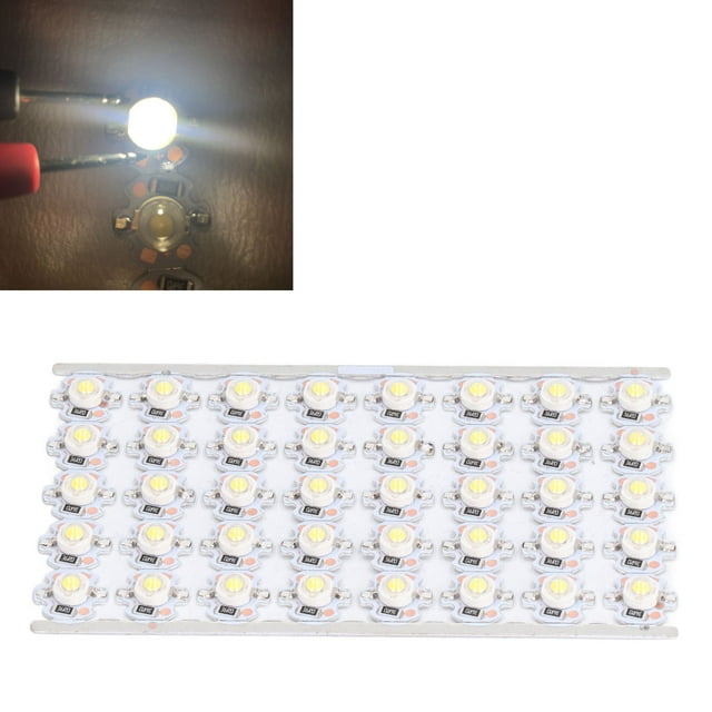 LED Chip Bulb High Brightness Mini Chip Bulb LED Chip Bulb DIY Lamp Beads With Aluminum Plate For 1W 12V Headlights Cabinet Lights