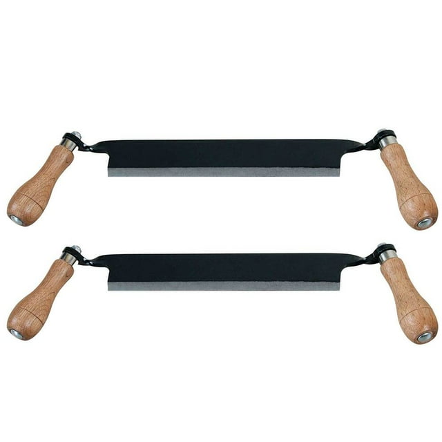 Timber Tuff Couteau à Raser à Lame Droite en Bois 8 Pouces Outil de Menuiserie (Lot de 2)