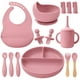 thumbnail image 1 of Set de alimentación para bebés Little Rawr de silicona, 14 unidades, más de 6 meses, 1 of 7