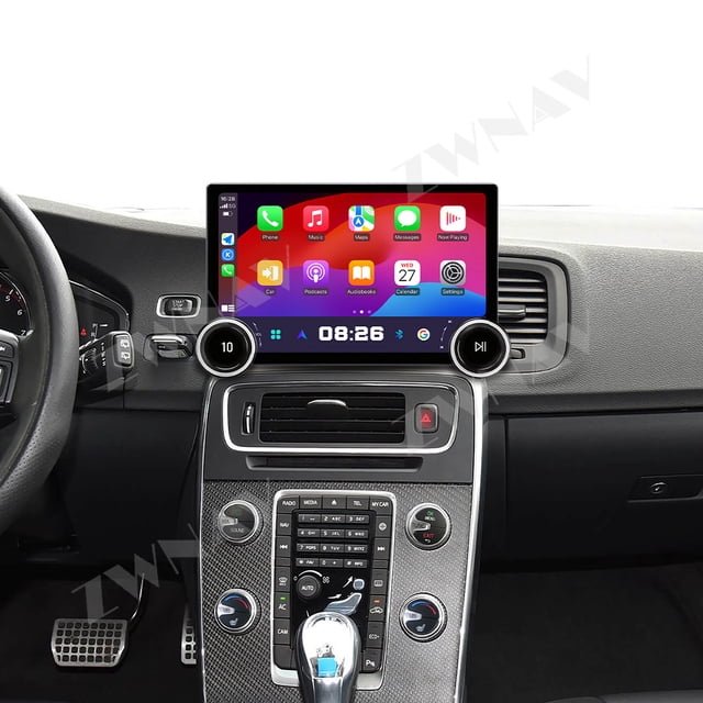 ZWNAV 11.5 inch Android 15 Car Radio For Volvo V60 2012-2018 Car Multimedia Video Player GPS Navigation Carplay Head Unit Touch Screen 4G